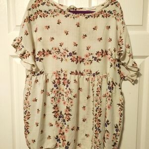 Chic Soul Floral Top 2X